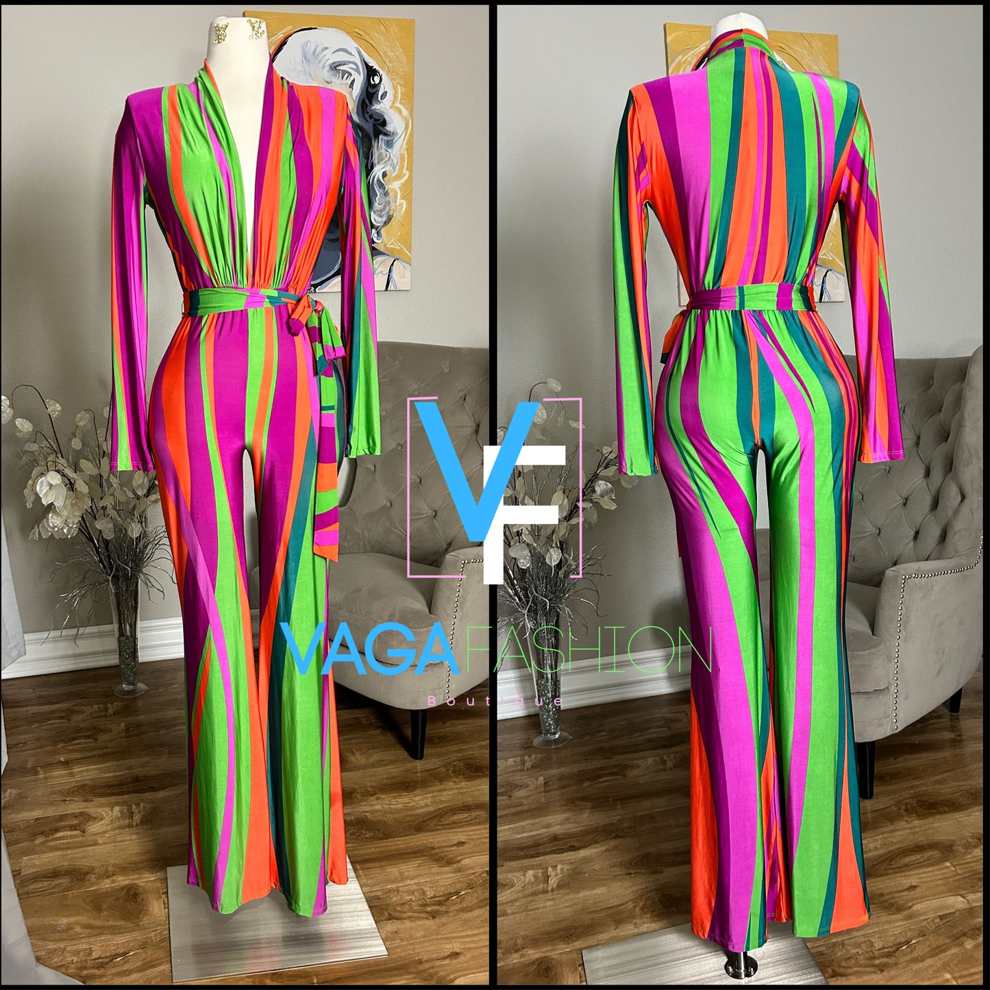 Pop of Color Jumpsuit