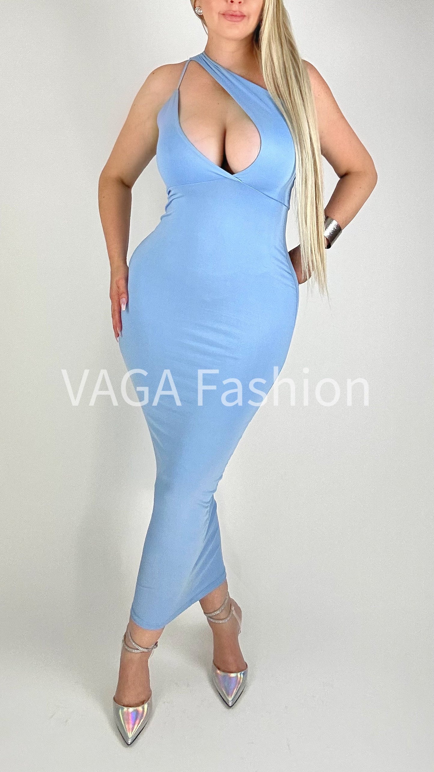 Sky's the Limit Midi Dress